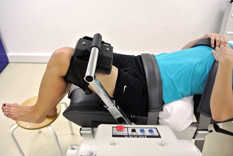 Muskelkraftmessung im Human Performance Lab der Schulthess Klinik