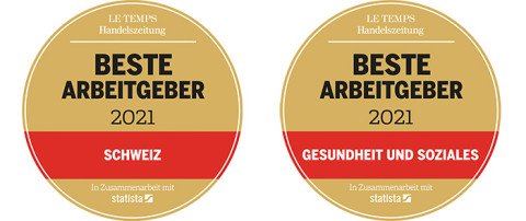 2 Siegel beste Arbeitgeber Schweiz 2021