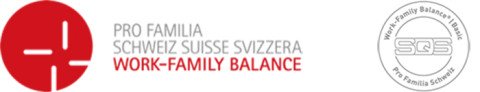 Logos Pro Familia und SQS Work-Family Balance