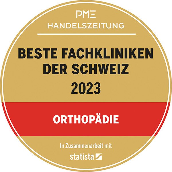 Label Beste Fachkliniken der Schweiz 2023
