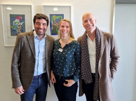 v.l.n.r. Dr. Alex Lluch, Dr. Miriam Marks, Prof. Simon Farnebo