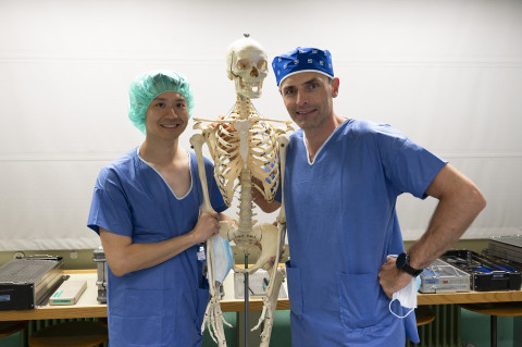 Gastärzte Dr. Eugene Park und Prof. Dr. med. Markus Loibl