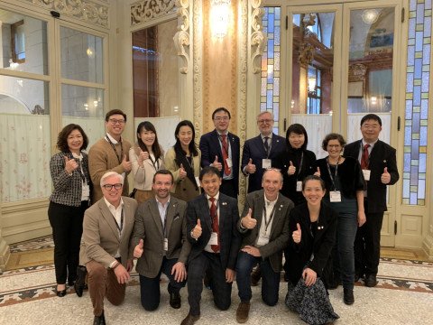 Gruppenbild mit den Hongkong Chinesen