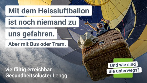 Gesundheitscluster Lengg Heissluftballon