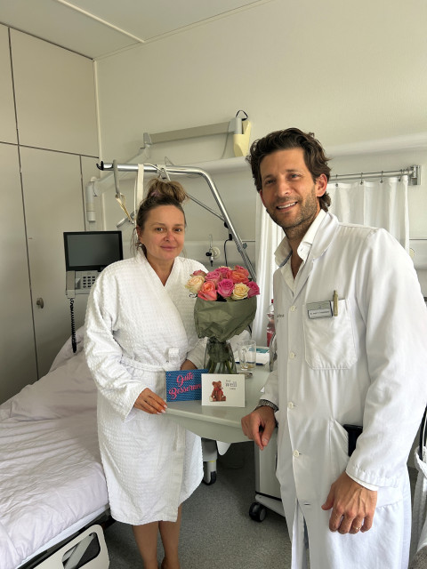 Olga Schibli und Dr. med. Florian Freislederer