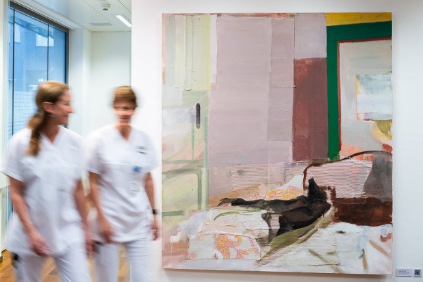 Catherine Burkhard: Bild-Collage Raumschichten 5, 2023 