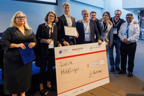 Luca Häfliger Gewinner Shark Tank Competition