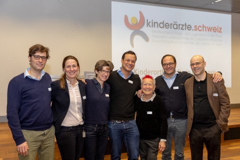 Das Kinderorthopädieteam der Schulthess Klinik mit Frau Dr. Erica Lamprecht und Dr Nadia Sauter Oes