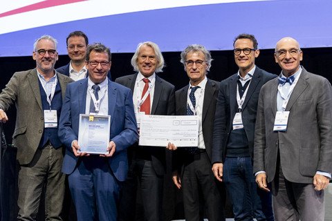 Wirbelsäulenteam der Schulthess Klinik bei der Verleihung des European Spine Journals