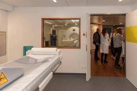 Blick aus dem CT in der Schulthess Klinik