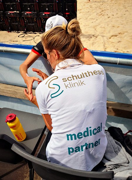 Schulthess Klinik Einsatz Sportphysio in Gstaad