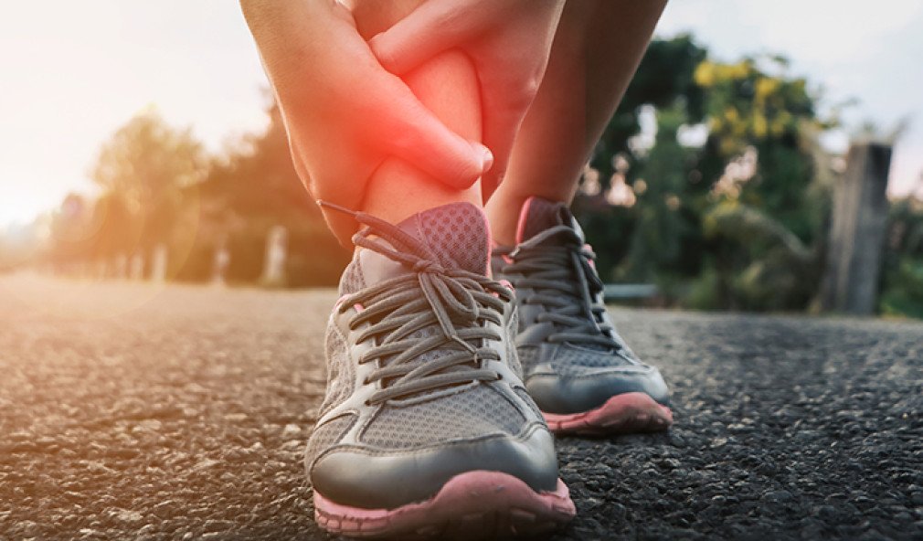 Unfallsituation Sprunggelenksverletzung