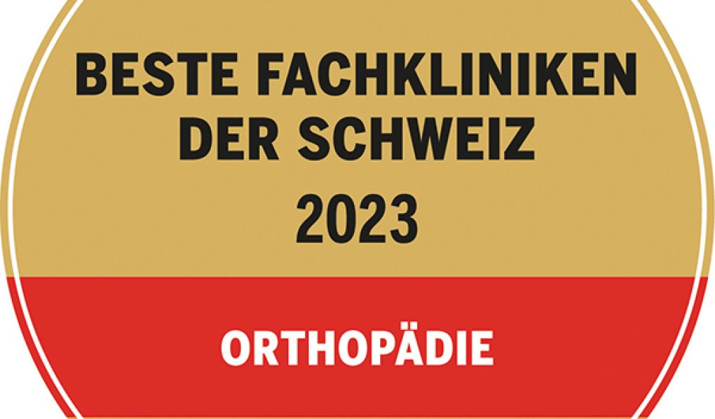 Label Beste Fachkliniken der Schweiz 2023