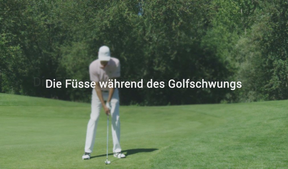 Golf und der Fuss