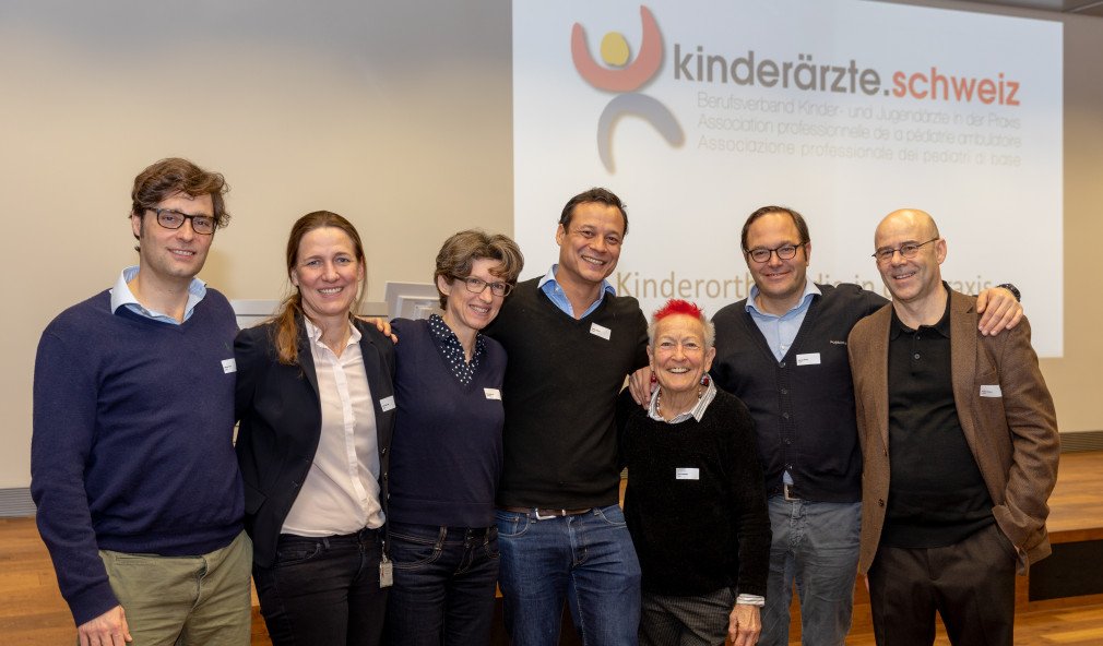 Das Kinderorthopädieteam der Schulthess Klinik mit Frau Dr. Erica Lamprecht und Dr Nadia Sauter Oes