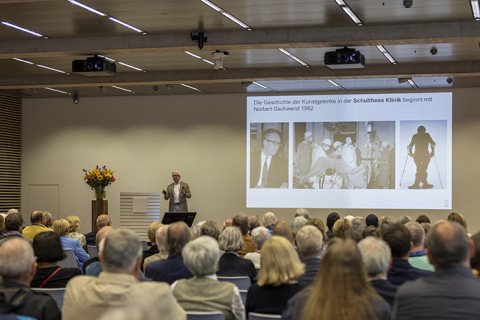 Dr. Daniel Herren referiert an der Norbert Gschwend Lecture