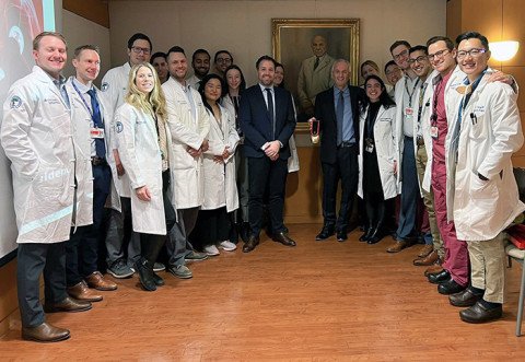 Prof. Scheibel Gast Columbia Universität New York