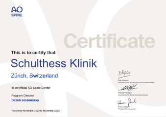 AO Spine Certificate